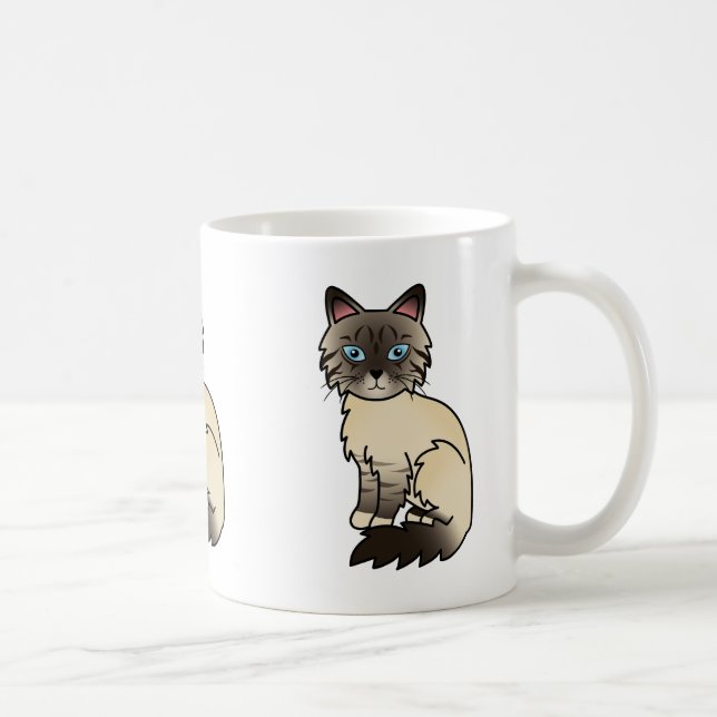 Mug Chat Birman / Ragdoll tabby pointé (Droite)