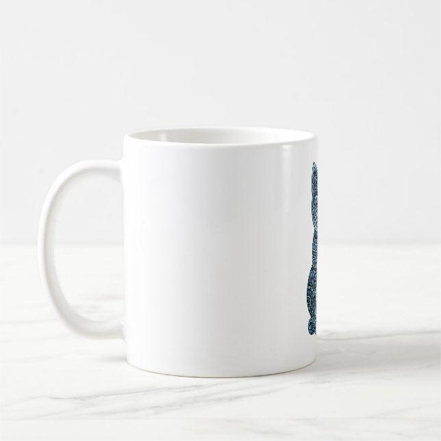Mug chat bleu (1) (Gauche)