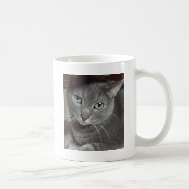 Mug Chat bleu russe (Droite)