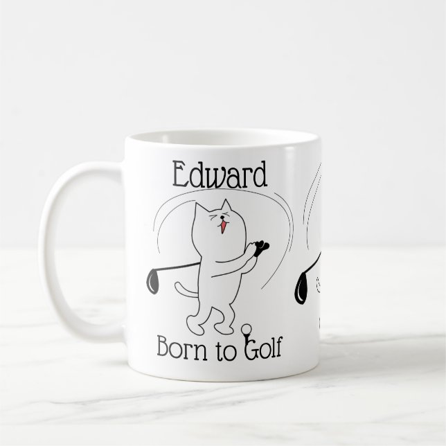 Mug Chat Born au Golf (Gauche)