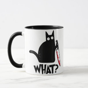 Mug Chat Ce Chat Noir Drôle Chemise Meurtre Chat Avec