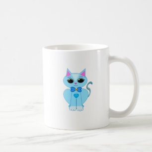 Mug Chat chaton bleu clair élégant
