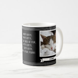 Mug Chat Chéri Photo Personnalisé