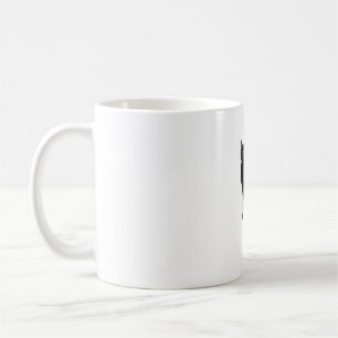 Mug Chat Classique Dos Arqué – Silhouette Vintage Hall