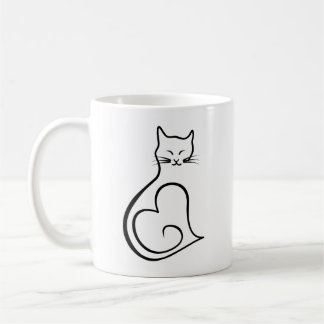 Mug Chat - Cœur