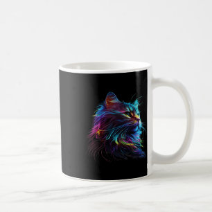 Mug Chat Coloré Pour Les Amateurs De Kitten Art Kitty 