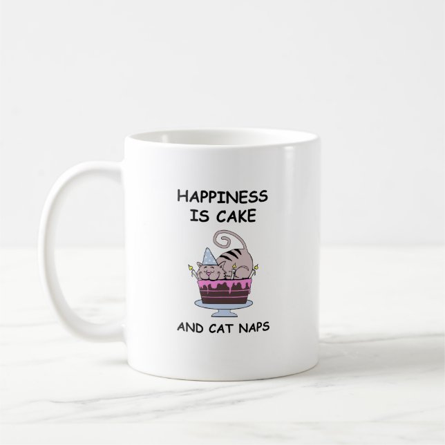 Mug Chat d'Anniversaire (Gauche)