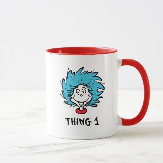 Mug Chat dans le Casquette | Chose un (Droite)