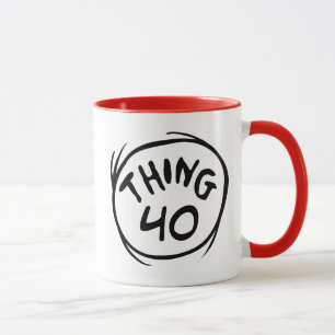 Mug Chat dans le Chapeau Chose Deux personnalisée