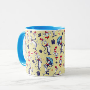 Mug Chat dans le Chapeau Motif Jaune