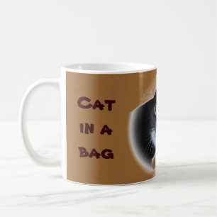 Mug Chat dans un sac