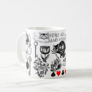 Mug Chat de Cheshire classique alice au pays des merve