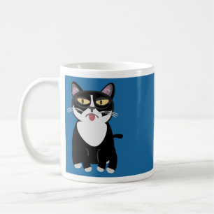 Mug Chat de dessin Ajouter Du Texte