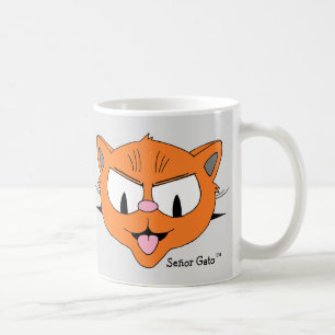 Mug Chat de dessin animé dédaigneux "Je m'en fiche"