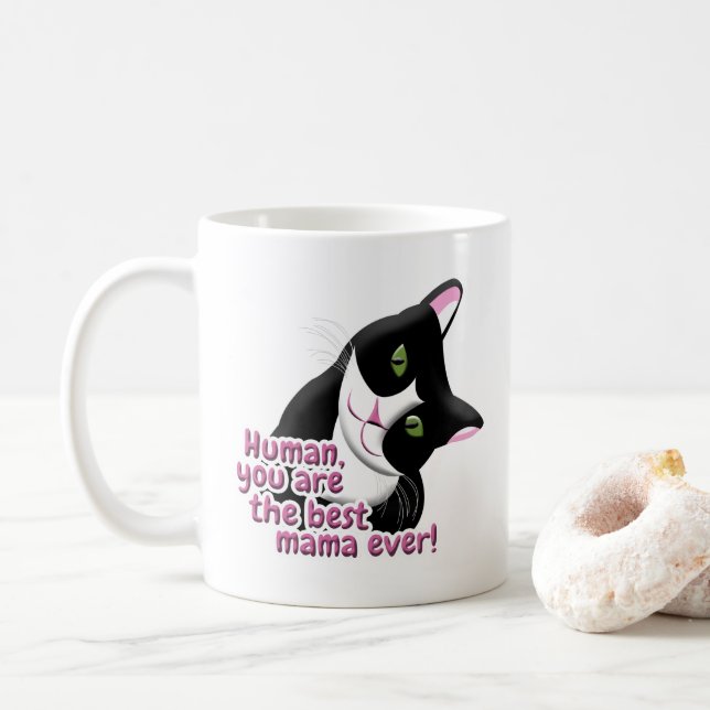 Mug Chat de la Fête des Mères (Avec donut)