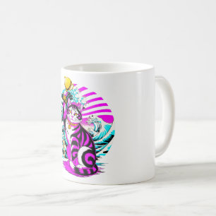 Mug Chat de la victoire japonais Kawaii vibrant