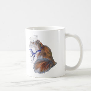 Mug Chat de marin persan tricolore