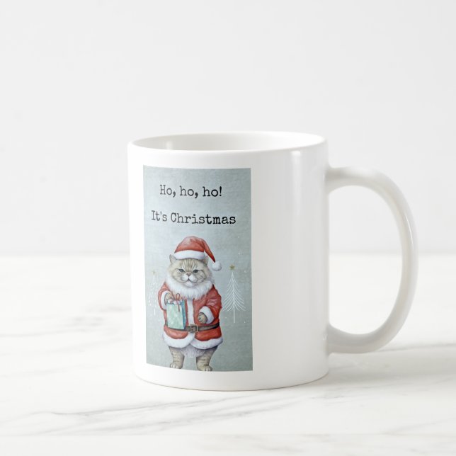 Mug chat de Noël (Droite)