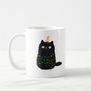 Mug Chat de Noël Cute Kawaii