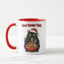 Chat de Ramen de Noël – Heure du Ramen de Noël