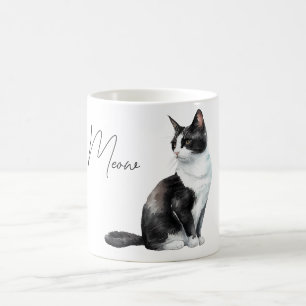 Mug Chat de veau noir et blanc