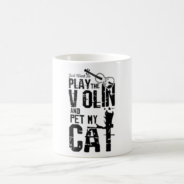 Mug Chat de violon (Centre)