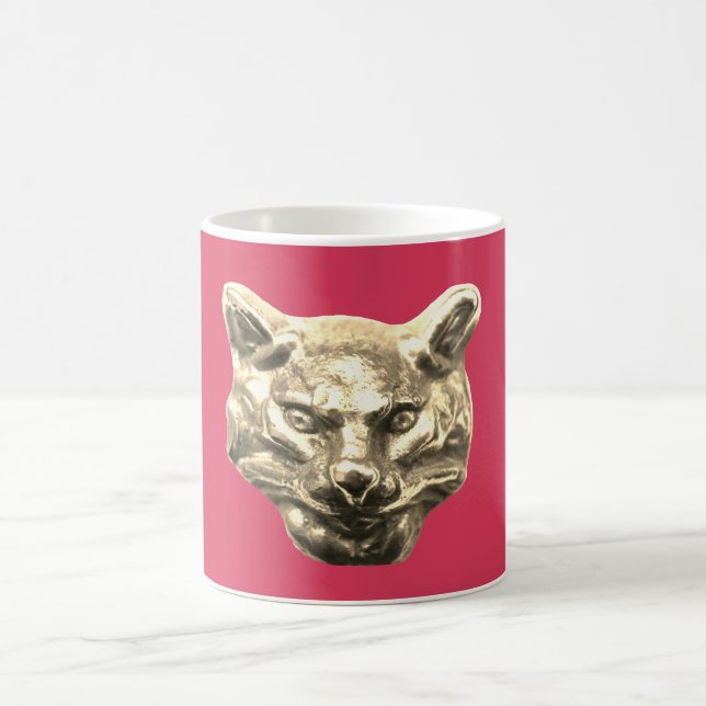 Mug Chat doré (Centre)