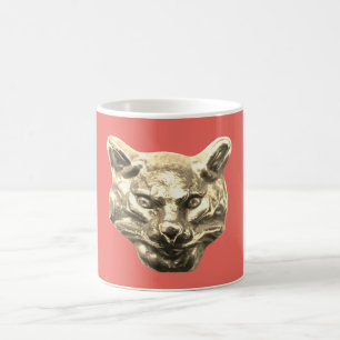 Mug Chat doré