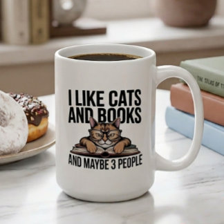 Mug Chat Drôle Antisocial Chaton Introverti Amateur de