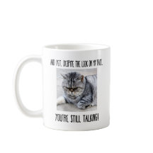 Mug chat drôle, cadeau personnalisé pour amateur d