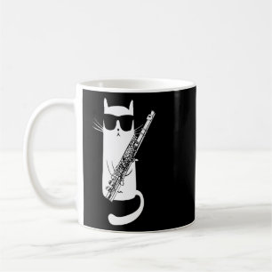 Mug Chat drôle Porter des lunettes de soleil Jouer de