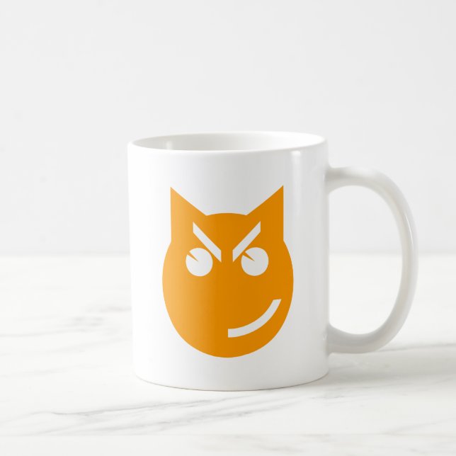 Mug Chat Emoji au sourire (Droite)
