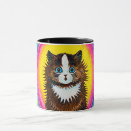 Mug Chat en arc-en-ciel, Louis Wain
