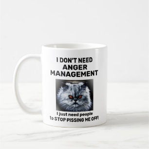 Mug Chat en colère Musique de gestion de la colère