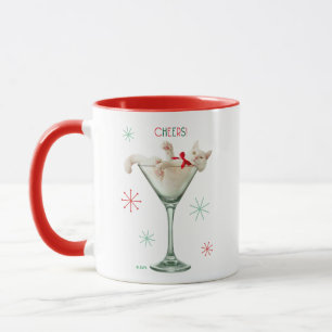 Mug Chat en verre Martini