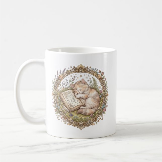 Mug Chat endormi  (Gauche)