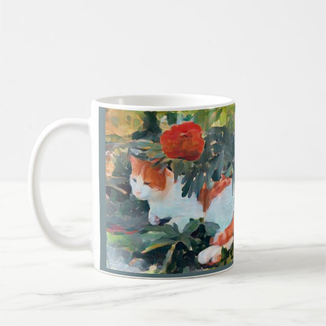 Mug chat endormi, mignon (Gauche)