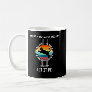 Mug Chat et Guitare Whisper mots de sagesse laissez-le
