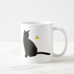 Mug Chat et papillon de Bombay