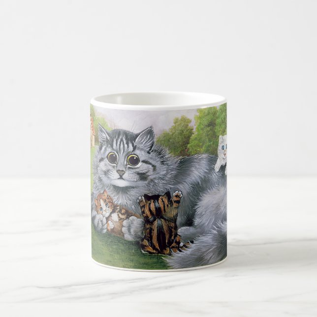 Mug Chat et ses chatons, Louis Wain (Centre)