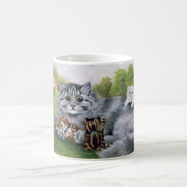 Mug Chat et ses chatons, Louis Wain (Centre)