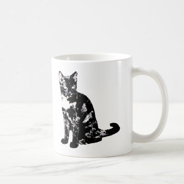 Mug Chat feral écorché (Droite)