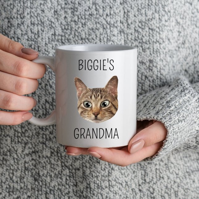 Mug Chat Grand-mère Amoureux de les chats Propriétaire (Créateur téléchargé)