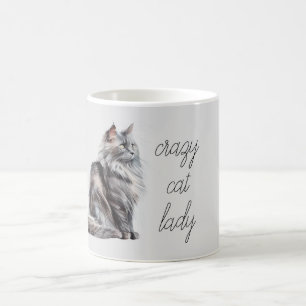 Mug Chat gris