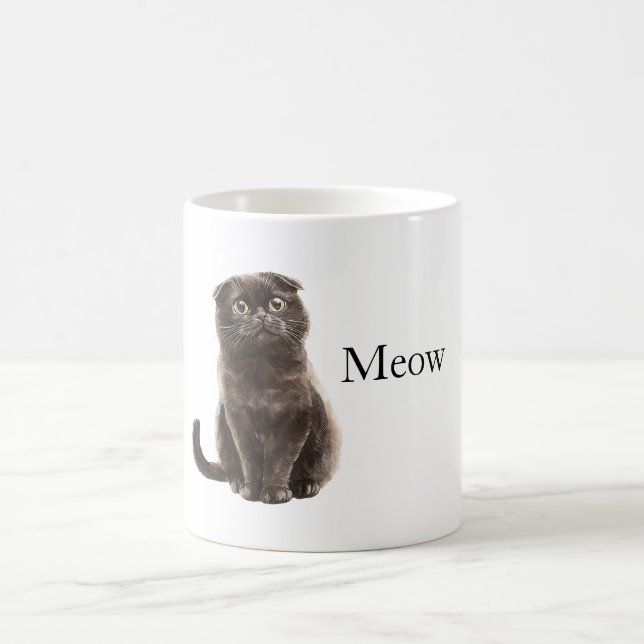Mug Chat Gris Miaou (Centre)