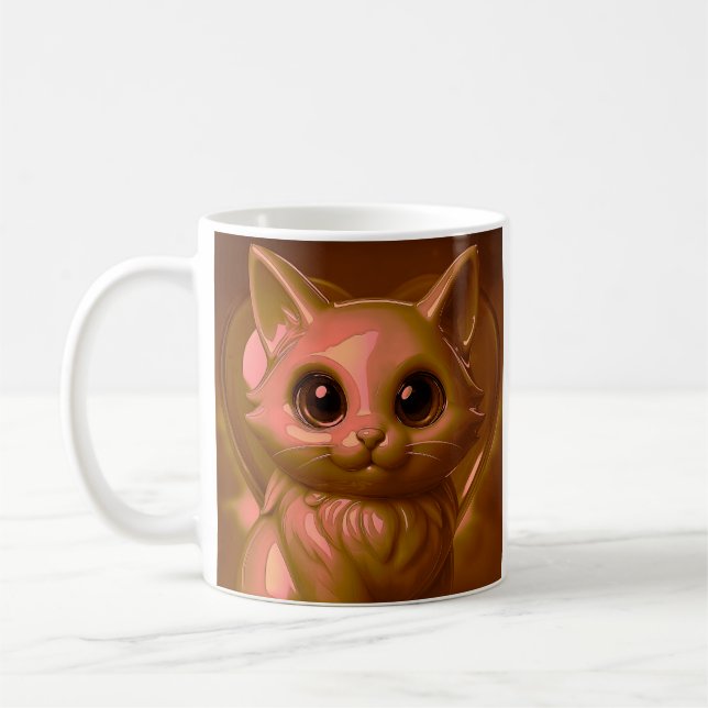 Mug Chat Imaginaire mignon (Gauche)