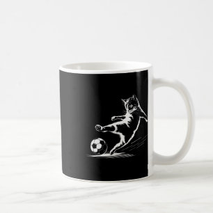 Mug Chat Jouant Au Football Byll Graphique Chat Sports