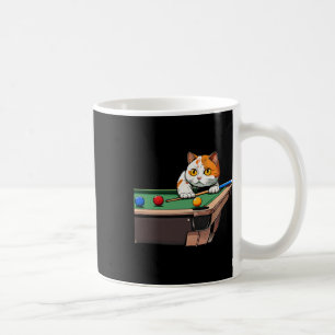Mug Chat Jouer Billard De Piscine Dans Le Salon Cool F