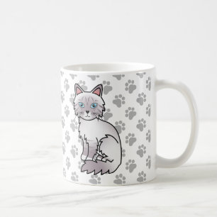 Mug Chat Lilac Point Tabby Birman / Ragdoll Mignon & P