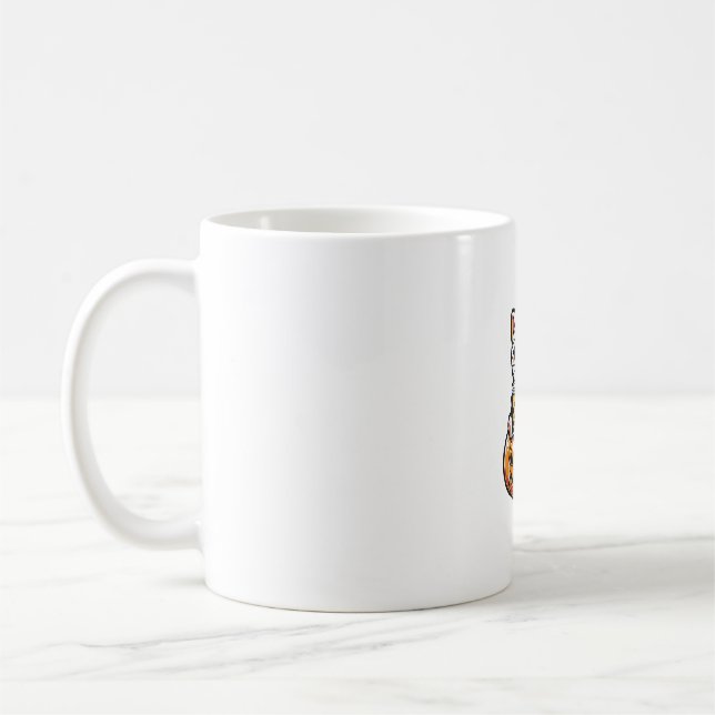 Mug Chat maman Kawaii Boire Boba Thé Halloween Pompk (Gauche)